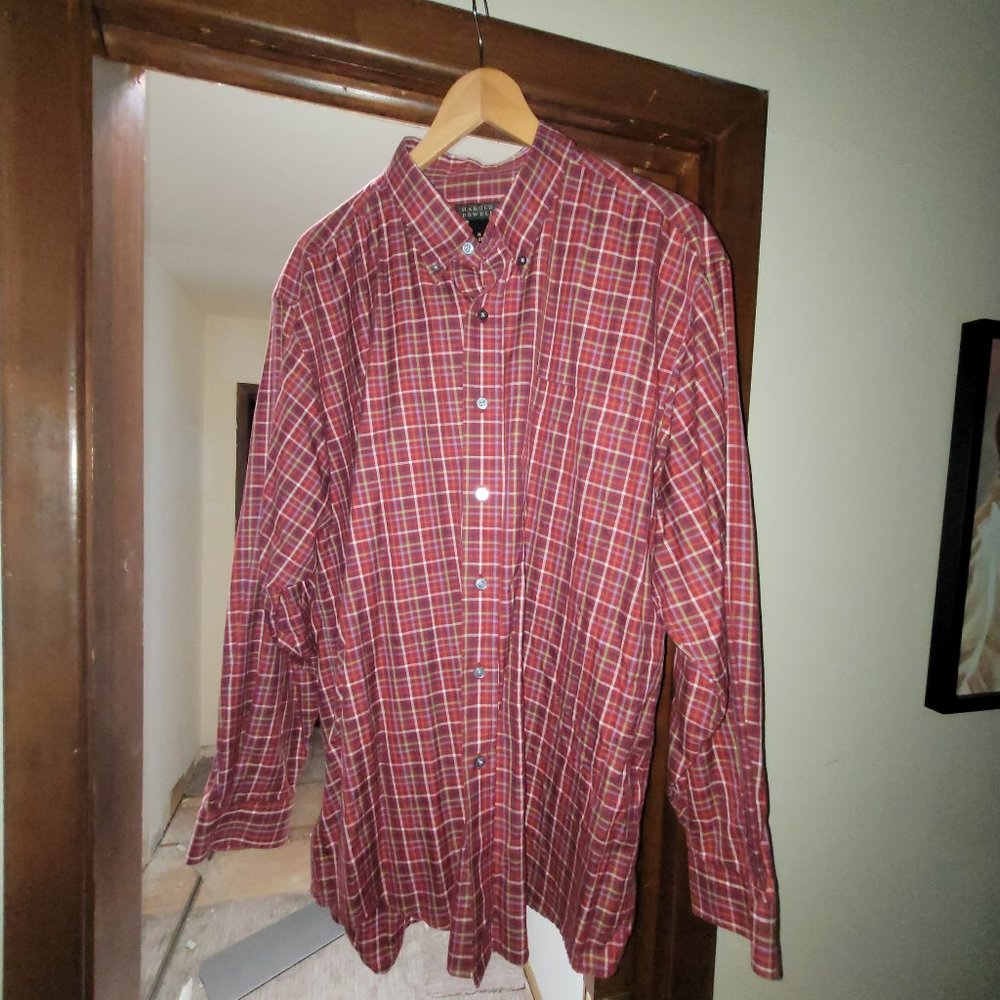 Harold Powell Long Sleeve Button Down Shirt XL